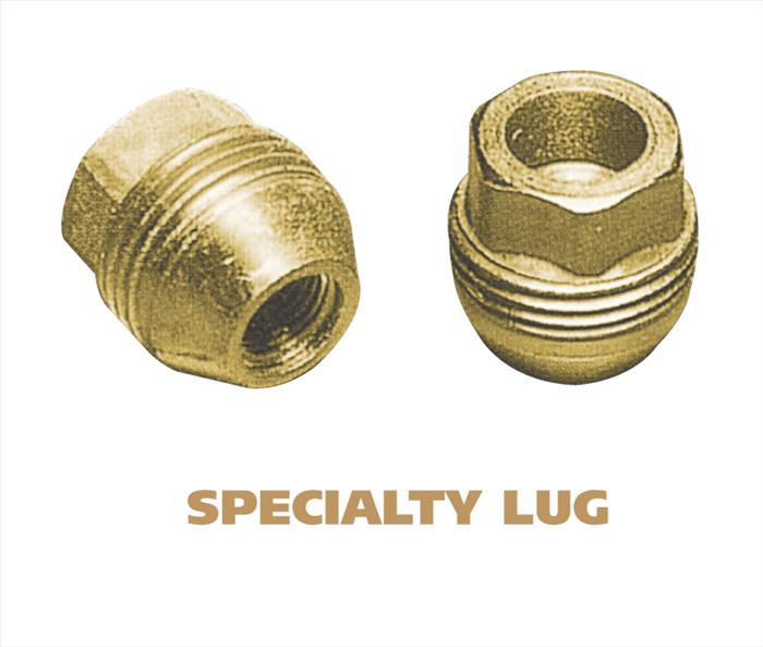 Specialty Truck Lug with Outside Threads for Chevy Lug Covers - 7/8 Inch Hex Chrome Plated